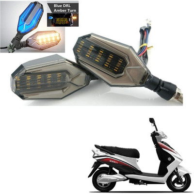 KOZDIKO Front, Side, Rear LED Indicator Light for Hyosung Pantero(Blue)