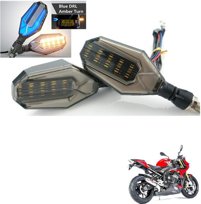 AuTO ADDiCT Front, Rear, Side LED Indicator Light for BMW SZ-R(Blue, Yellow)