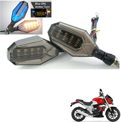 KOZDIKO Front, Side, Rear LED Indicator Light for Mahindra Mojo(Blue)