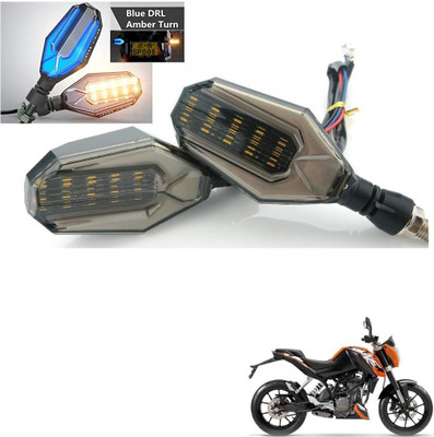 KOZDIKO Front, Side, Rear LED Indicator Light for KTM Duke 200(Blue)
