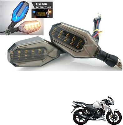 KOZDIKO Front, Side, Rear LED Indicator Light for TVS Apache RTR 160(Blue)
