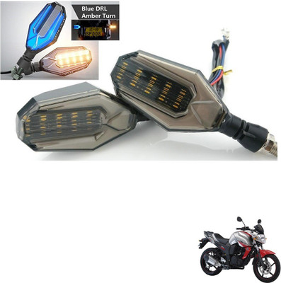 AuTO ADDiCT Front, Rear, Side LED Indicator Light for Yamaha FZ(Blue, Yellow)