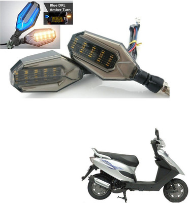 AuTO ADDiCT Front, Rear, Side LED Indicator Light for Bajaj Kizashi(Blue, Yellow)