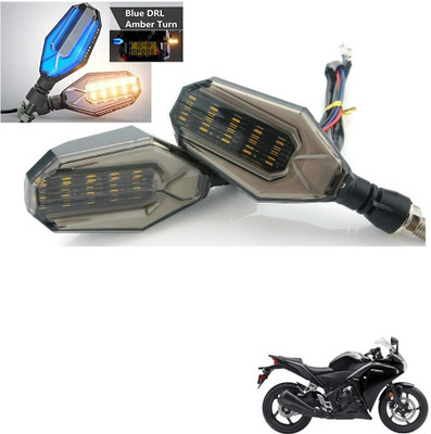 KOZDIKO Front, Side, Rear LED Indicator Light for Honda CBR 250R(Blue)