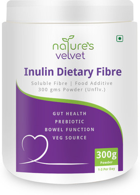 Natures Velvet Lifecare Inulin Powder 300grams For Digestive Health - Pack of 1(300 g)
