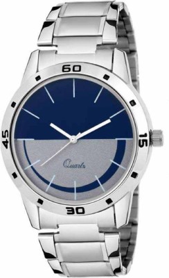 HINISH Silver Casado Half Blue Watch Analog Watch For Men and Boys Analog Watch  - For Men