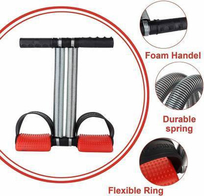 HACKERX TUMMY TRIMMER WITH DOUBLE SPRING FULL BODY FITNESS EQUIPMENT Ab Exerciser(Multicolor)