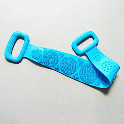 HUKBO Body Scrubber Double Side Shower Exfoliating Belt Waterproof And Easy Body Back Side and Foot Cleaning Brush