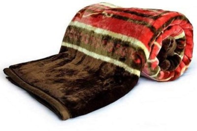 Shopping Store Floral Double Mink Blanket for  Heavy Winter(Polyester, Multicolor)