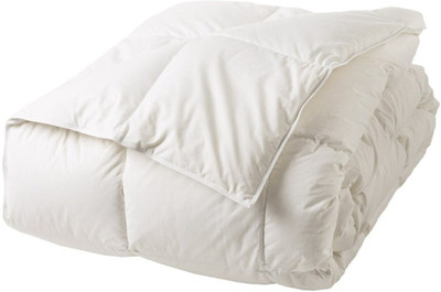 JAIPUR FASHION Solid Single Comforter for  AC Room(Poly Cotton, White)