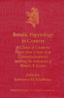 Semitic Papyrology in Context(English, Hardcover, Schiffman Lawrence)