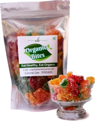 Organic Bites Jelly Bites - Sugar Coated Jelly Candy JELLY CANDY Jelly Candy(400 g)