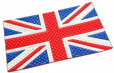 SRPHERE Rubber Standard Mat For  Universal For Car(Red, White, Blue)