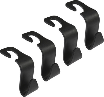 Somapa 4 Pcs Car Vehicle Seat Headrest Hook Hanger | Strong Durable Organizer Storage Holder for Grocery Bag Purse Handbag Water Bottle Car Storage Bag & Bin(10 L)