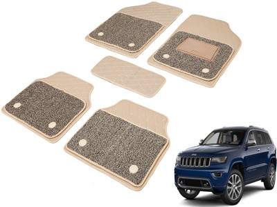 MOCKHE Leatherite, PVC 7D Mat For  Jeep Compass(Beige)