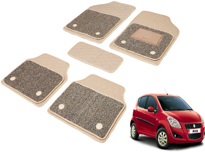 MOCKHE Leatherite, PVC 7D Mat For  Maruti Suzuki Ritz(Beige)