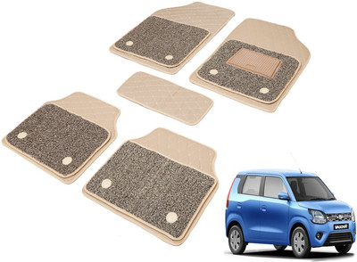 MOCKHE Leatherite, PVC 7D Mat For  Maruti Suzuki WagonR(Beige)