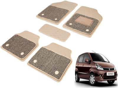 Auto Hub Leatherite, PVC 7D Mat For  Maruti Suzuki Zen Estilo(Beige)