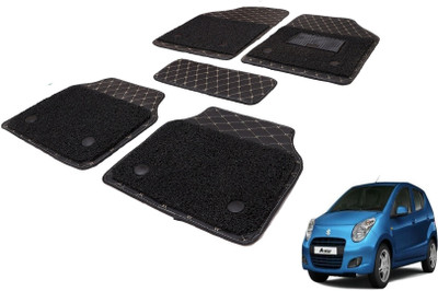 MOCKHE Leatherite, PVC 7D Mat For  Maruti Suzuki A-Star(Black)