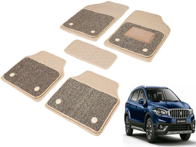 Auto Hub Leatherite, PVC 7D Mat For  Maruti Suzuki S-Cross(Beige)