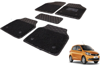 Auto Hub Leatherite, PVC 7D Mat For  Tata Tiago(Black)