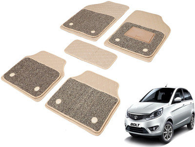 Auto Hub Leatherite, PVC 7D Mat For  Tata Bolt(Beige)