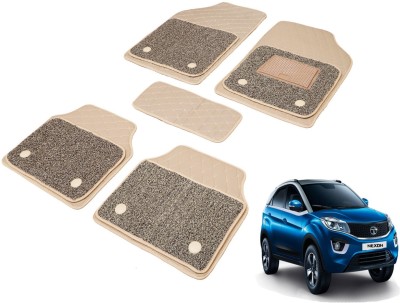 MOCKHE Leatherite, PVC 7D Mat For  Tata Nexon(Beige)