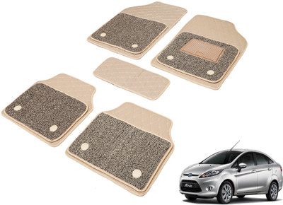 MOCKHE Leatherite, PVC 7D Mat For  Ford Fiesta(Beige)