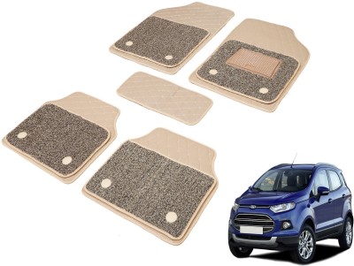 MOCKHE Leatherite, PVC 7D Mat For  Ford Ecosport(Beige)