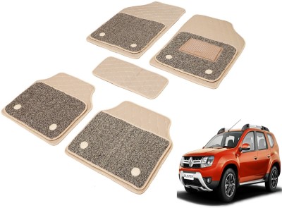 Auto Hub Leatherite, PVC 7D Mat For  Renault Duster(Beige)