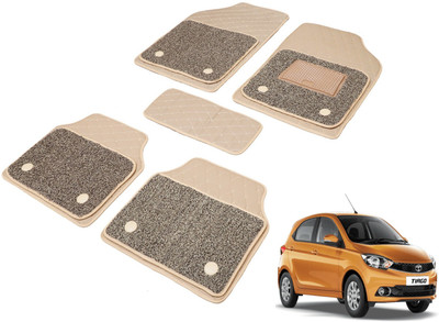 Auto Hub Leatherite, PVC 7D Mat For  Tata Tiago(Beige)