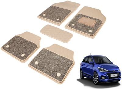 Auto Hub Leatherite, PVC 7D Mat For  Hyundai i20, i20 Active, Elite i20(Beige)