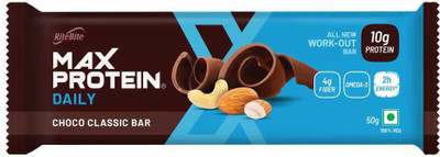 RiteBite Max Protein Daily Choco Classic 10 gm Protein Bar Sachet(50 g)