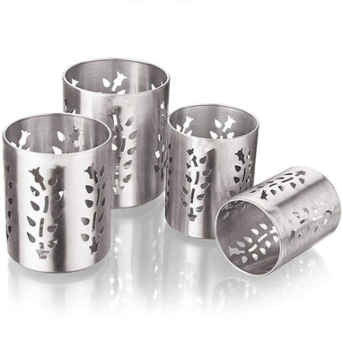 FAAS Empty Cutlery Box Case(Silver  Holds 4 Pieces)