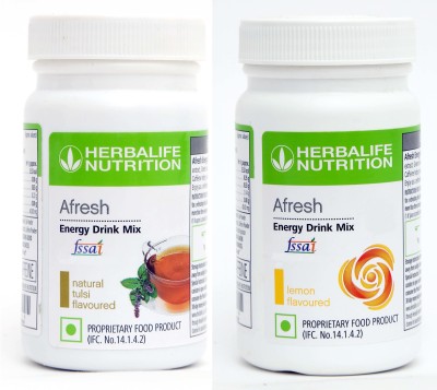 HERBALIFE Afresh Tulsi And Lemon Flavour Energy Drink(2x50 g, Tulsi, Lemon Flavored)