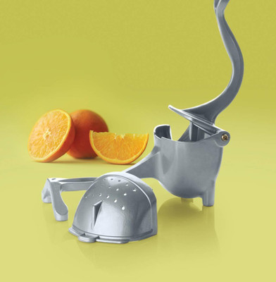 JB KAKADIYA ENTERPRISE Steel Stainless Steel Manual Fruit Juicer Hand Press Juicer Machine Home Made Orange, Watermelon, Lemon Juice Instant Guest Serving Drink Juicer in Home Hand Juicer(Silver)