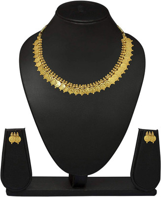 ZENEME Alloy Gold-plated Gold Jewellery Set(Pack of 1)