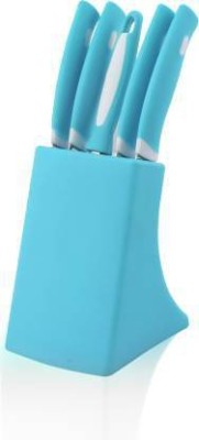 di select 6 Pc Plastic, Steel Knife Set Knife and Peeler Set Blue