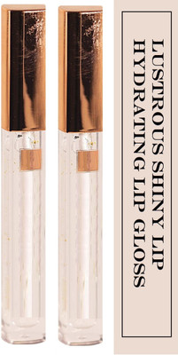 GFSU BEST SUPER SHINE LIP GLOSS FOR ALL SKIN TYPE (6 ml, Clear) PACk Of 2(12 ml, transparent)