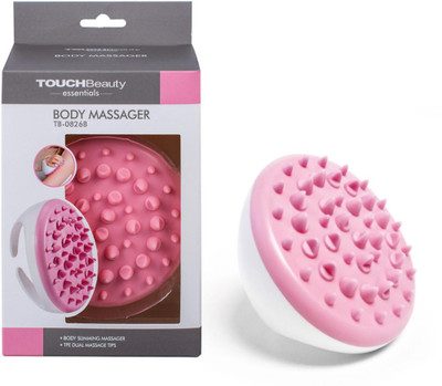 touchbeauty Essentials New TB-0826B Soft Handheld Relaxing Arm Leg Body Massager | Slimmer Brush Massager |Increase Blood Circulation | Deep Penetration to Stimulate Circulation | Massage Tool Massager(Pink)