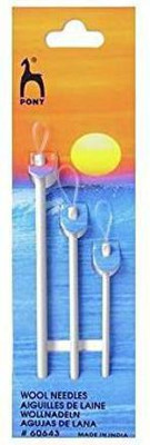 Pony Hand Sewing Needle(Universal Needle 7 cm,8cm,10cm Pack of 3)