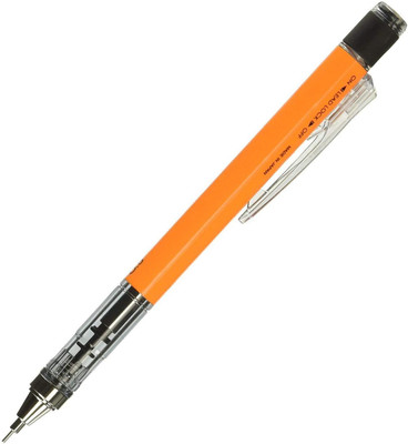 Tombow MONO GRAPH MECHANICAL PENCIL 0.5 / ERASER Pencil(Set of 1, NEON ORANGE)