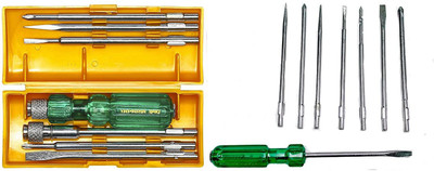 TAPARIA Taparia 840 Screw Driver SetAND 831 Steel Screw Driver Set Combination Screwdriver Set(Pack of 2)