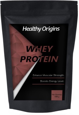 Healthy Origins Whey Protein powder with DHA & MCT Pre/Post Workout Supplements Whey Protein Ultra Whey Protein(1 kg, Unflavored)