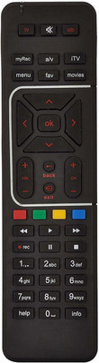 SHAILRON Digital TV SD/HD/HD DTH Compatible Remote Airtel Digital Remote Controller(Black)