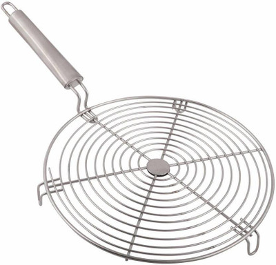 FORTUNE BLU Stainless Steel Roster Roti Papad Chapati Toast brinjal Chicken paneer tandoor 2 kg Roaster(Silver)