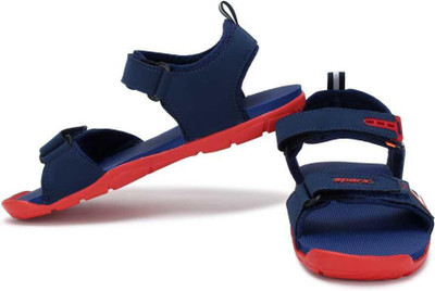 Sparx SS 473 Men Sandals(Red, Navy , 10)