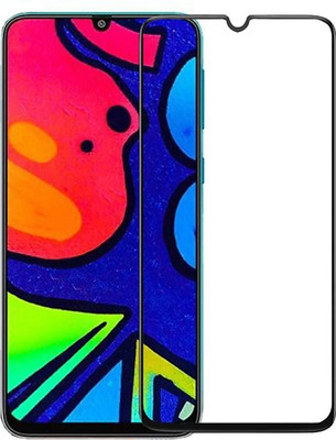 electmart Edge To Edge Tempered Glass for Samsung Galaxy F41(Pack of 1)