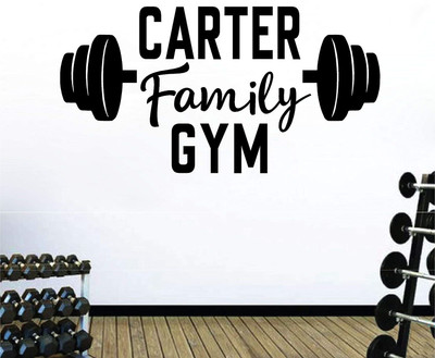 amazinghubsolution 90 cm a...carterfamilygym Self Adhesive Sticker(Pack of 1)