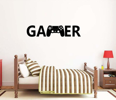 Asmi Collections 95 cm Gamers Game Wall Stickers Self Adhesive Sticker(Pack of 1)
